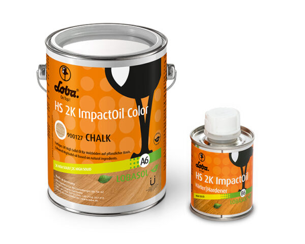 Олія для паркету Loba HS 2K Impact Oil Color Крейда 0