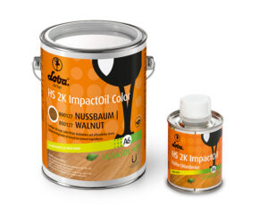 Олія для паркету Loba HS 2K Impact Oil Color Горіх 0